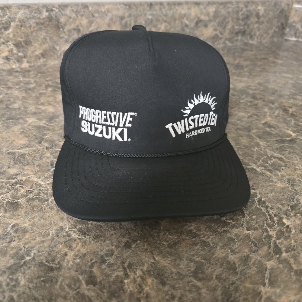 Twisted Tea Progressive Suzuki Imperial 5054 Wrightson Rope‎ Snapback Hat OSFA